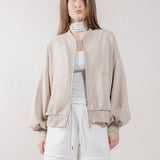 Giubbotto Bomber Loose Fit in Interlock