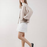 Giubbotto Bomber Loose Fit in Interlock