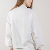 Giubbotto Bomber Loose Fit in Interlock