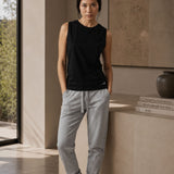 Joggers Grigio Chiaro Melange
