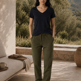 Joggers Felpati Verde Militare