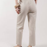 Pantalone a Gamba Dritta in Interlock