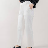 Pantalone a Gamba Dritta in Interlock