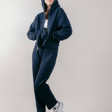 Pantalone a Gamba Dritta in Interlock