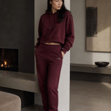 Prune Hooded Fleece