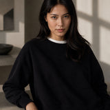 Fleece Crew Neck Black