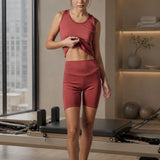 Technical Biker Set + Pomegranate Sports Tank Top