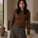 Interlock Peanut Turtleneck