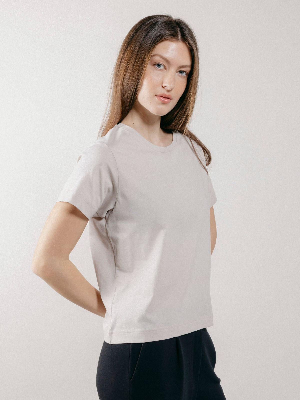 T-Shirt Girocollo in Jersey