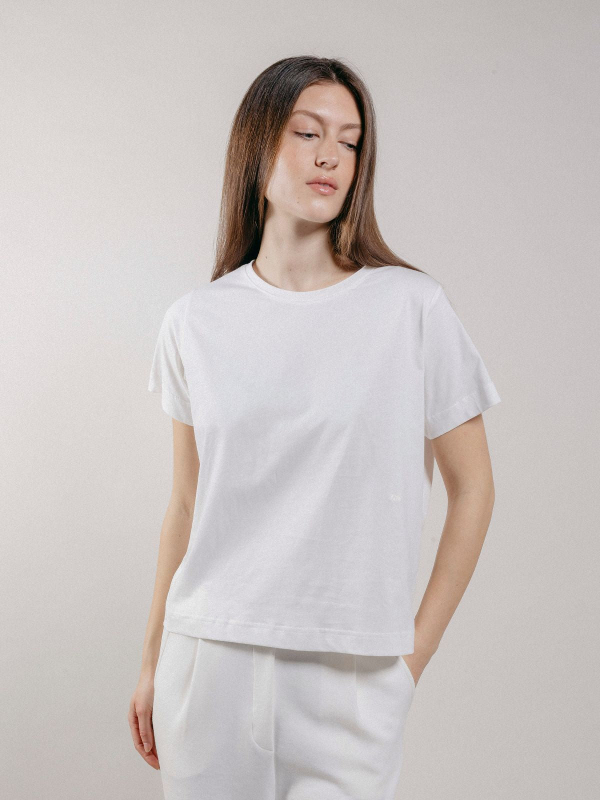 T-Shirt Girocollo in Jersey