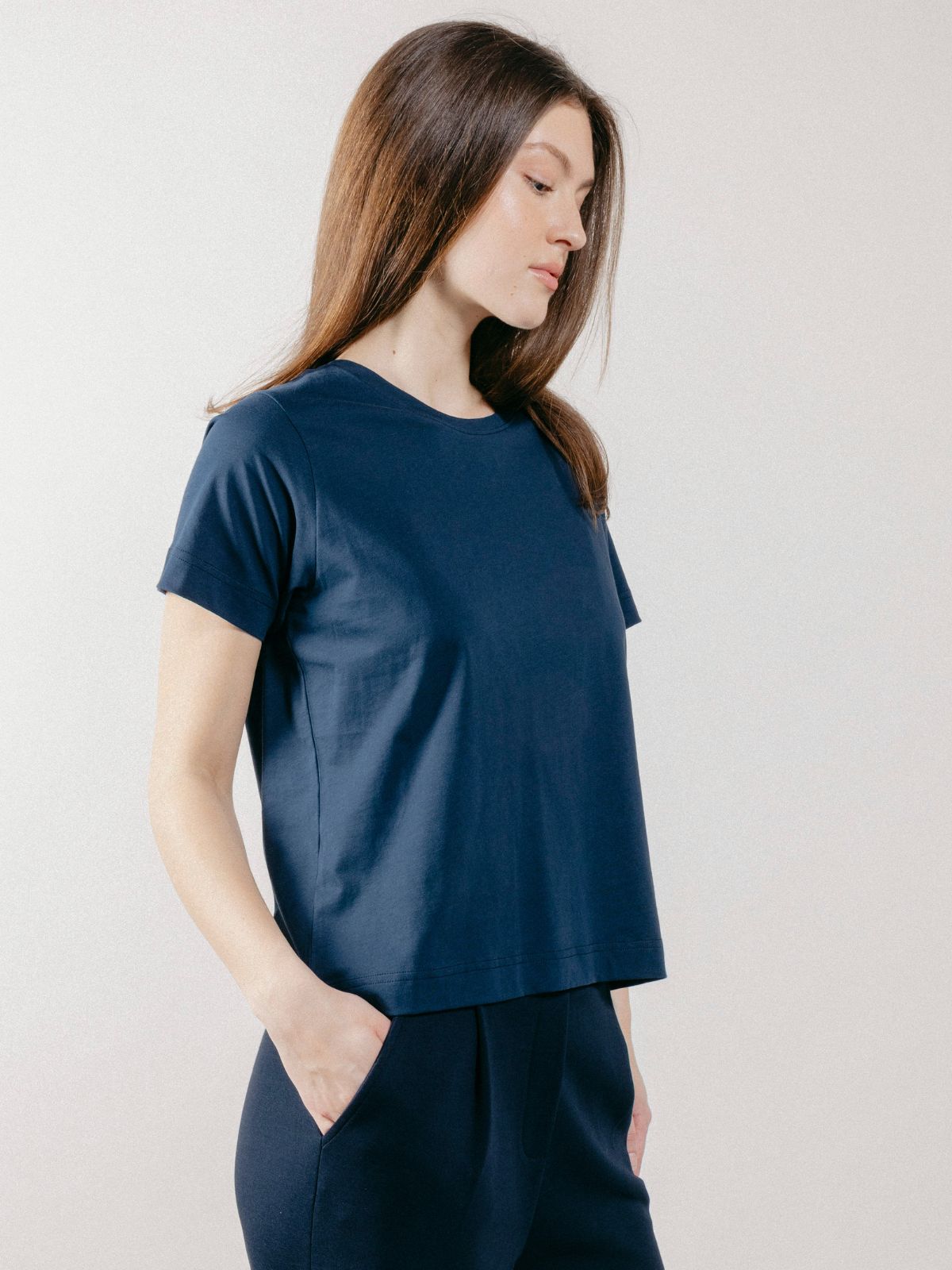 T-Shirt Girocollo in Jersey