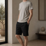 Pantaloncino in Jersey Nero