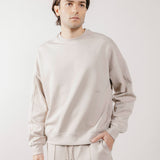 Felpa Girocollo Loose Fit in Interlock