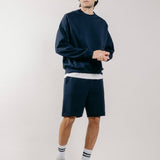 Felpa Girocollo Loose Fit in Interlock