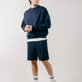 Felpa Girocollo Loose Fit in Interlock