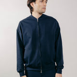 Giubbotto Bomber Loose Fit in Interlock