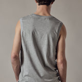 Canotta Grigio Chiaro Melange - Set da 2