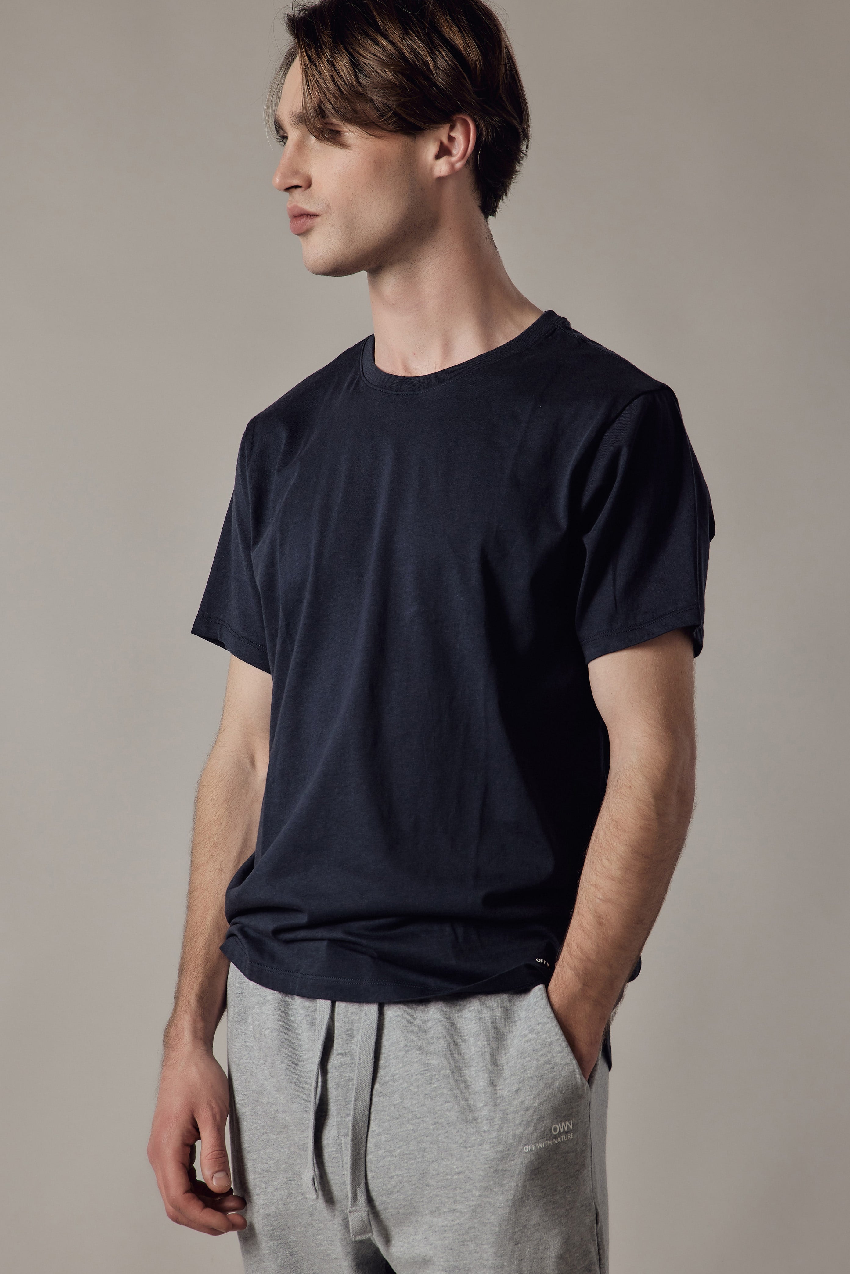 T-Shirt Girocollo Blu
