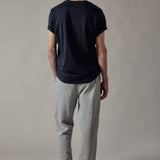 Light Grey Marl Straight Fleece Joggers