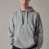 Fleece Hoodie Light Grey Melange