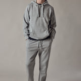 Light Grey Marl Straight Fleece Joggers
