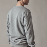 Light Gray Melange Fleece Sweatshirt