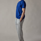 Joggers Felpati Grigio Chiaro Melange