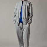 Joggers Felpati Grigio Chiaro Melange