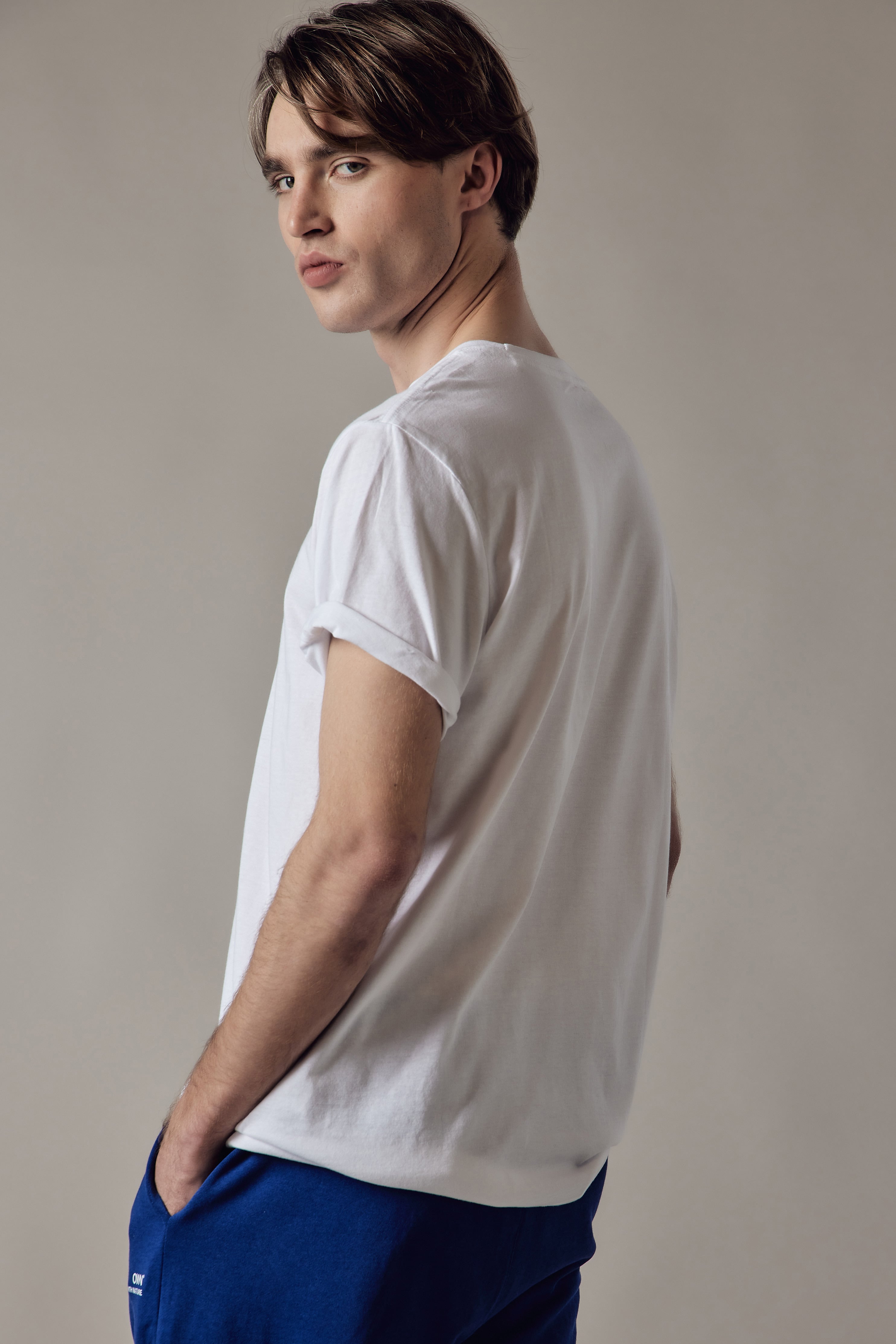 T-Shirt Girocollo Bianco