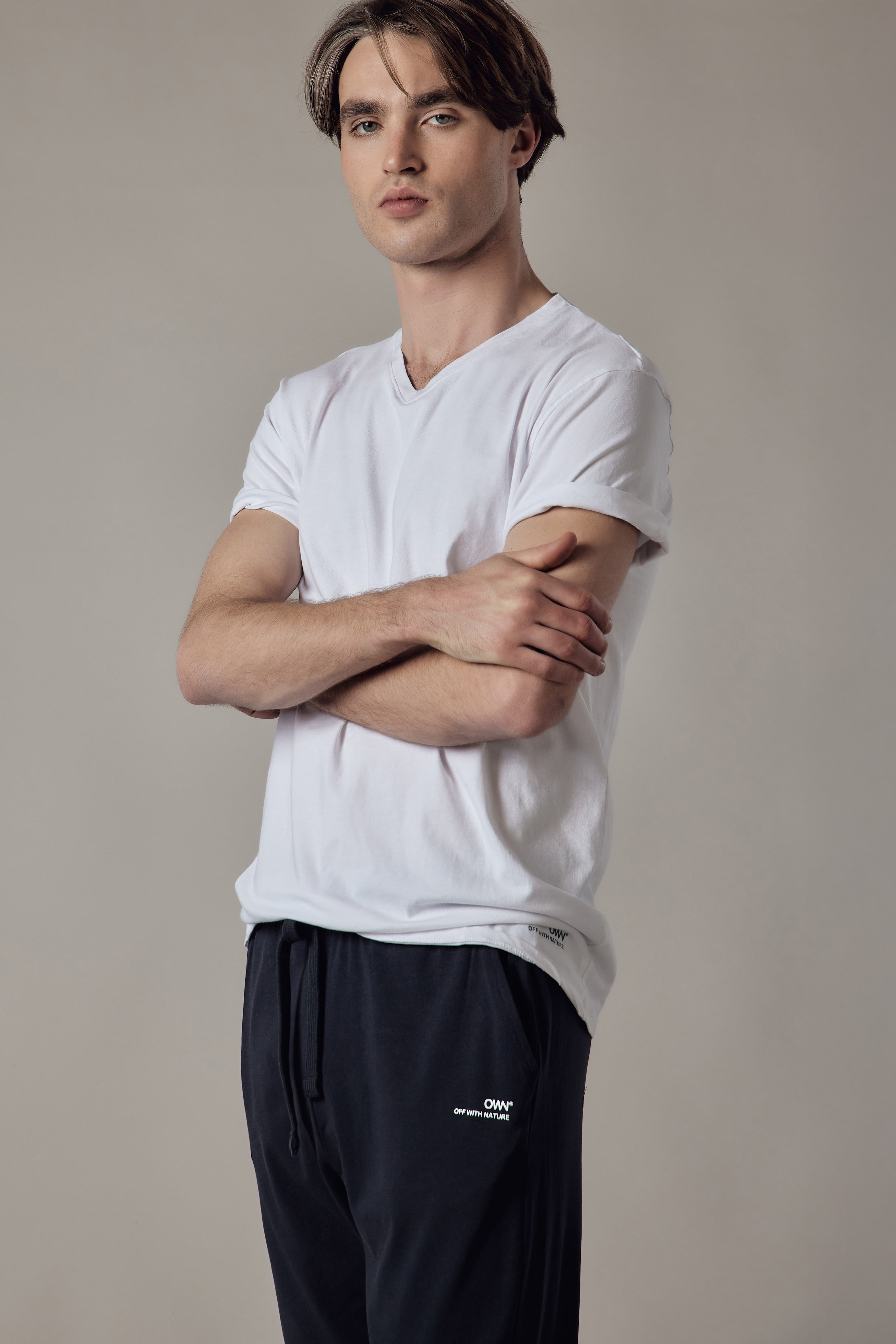 Joggers in Jersey Blu