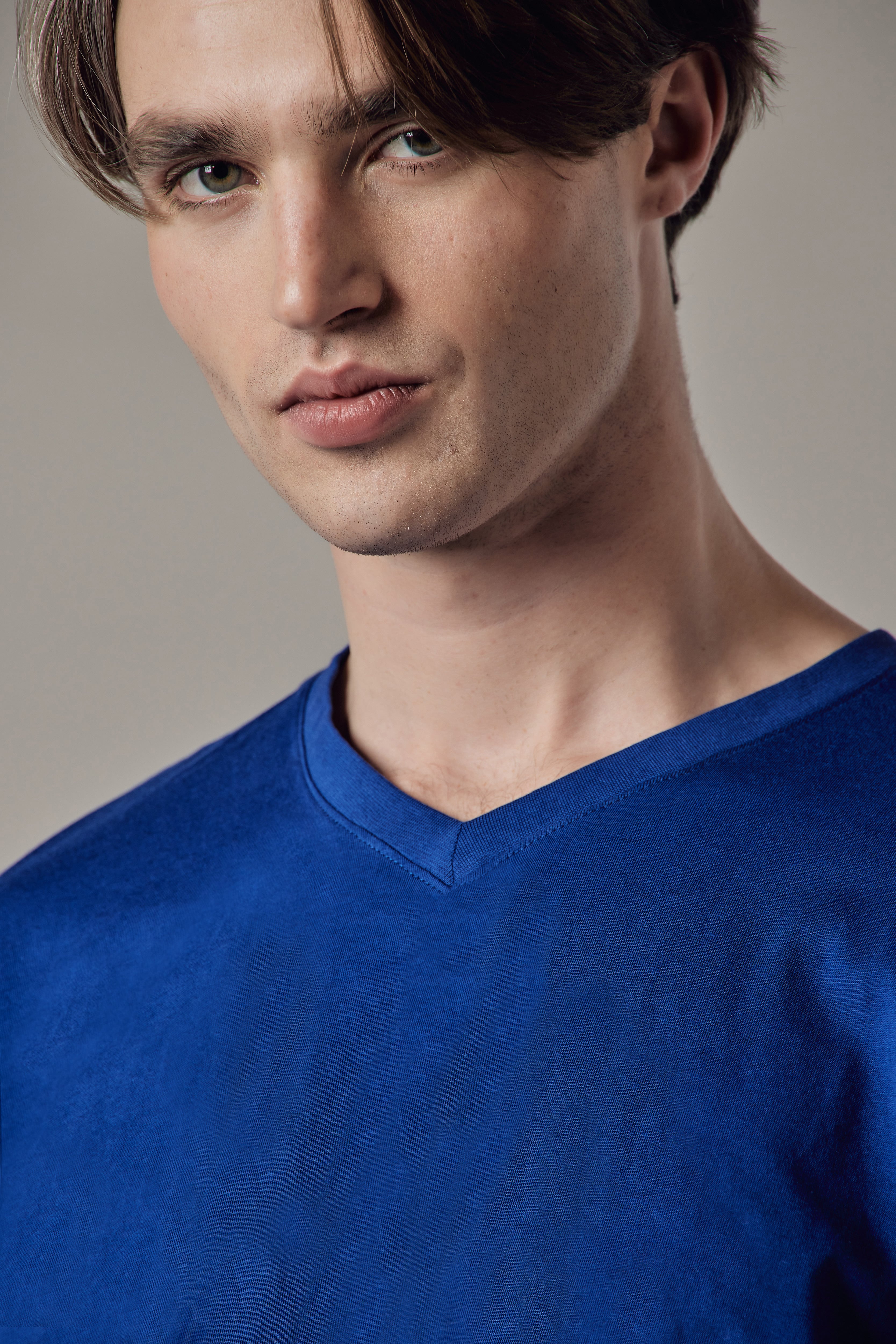 Royal Blue V-Neck T-Shirt