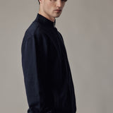Navy Blue Fleece Full-Zip Sweatshirt