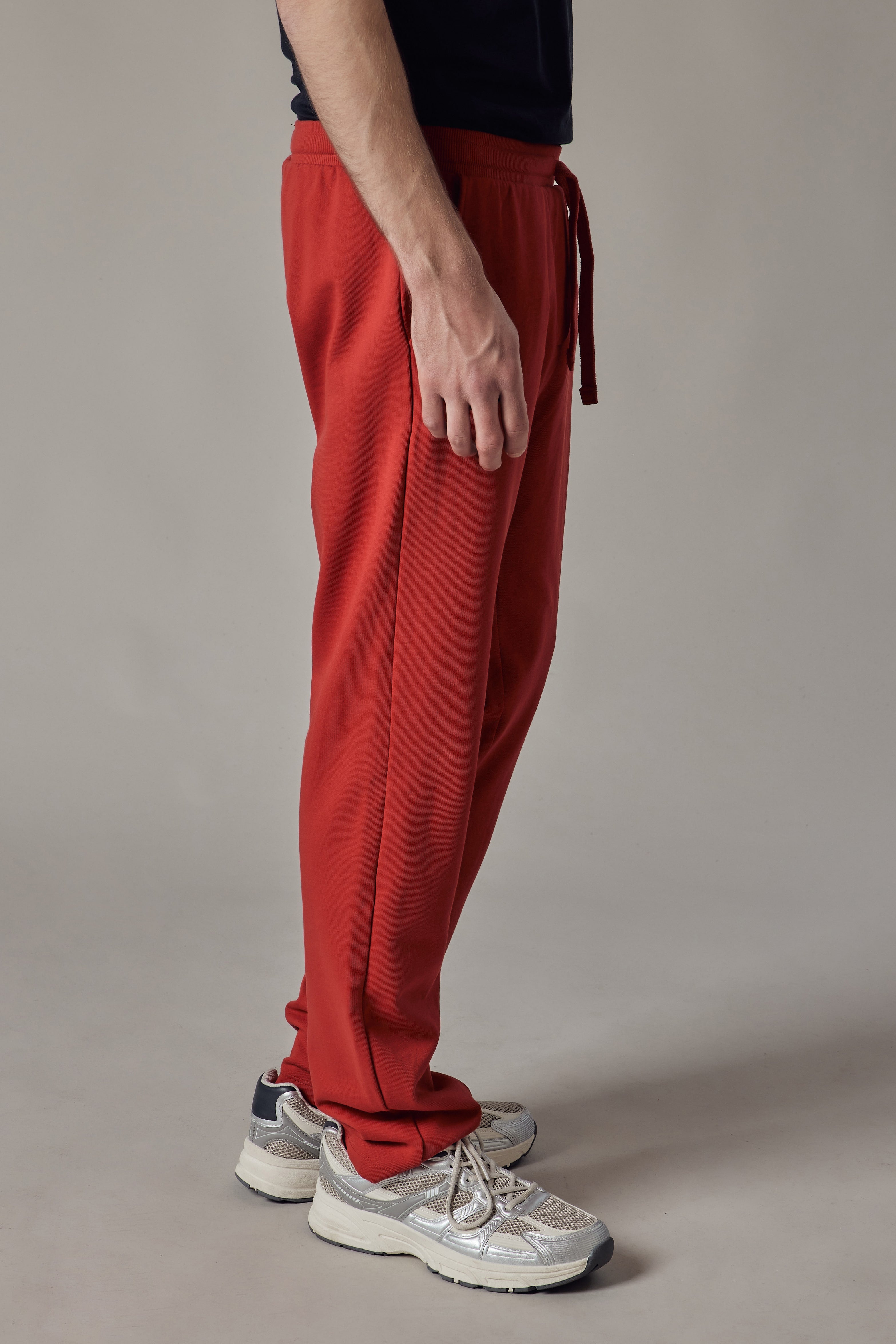 Joggers Dritti Rosso