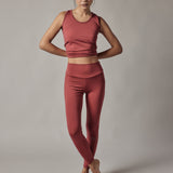 Pomegranate Ankle Sports Leggings