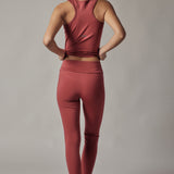 Set Technical Leggings + Pomegranate Sports Tank Top