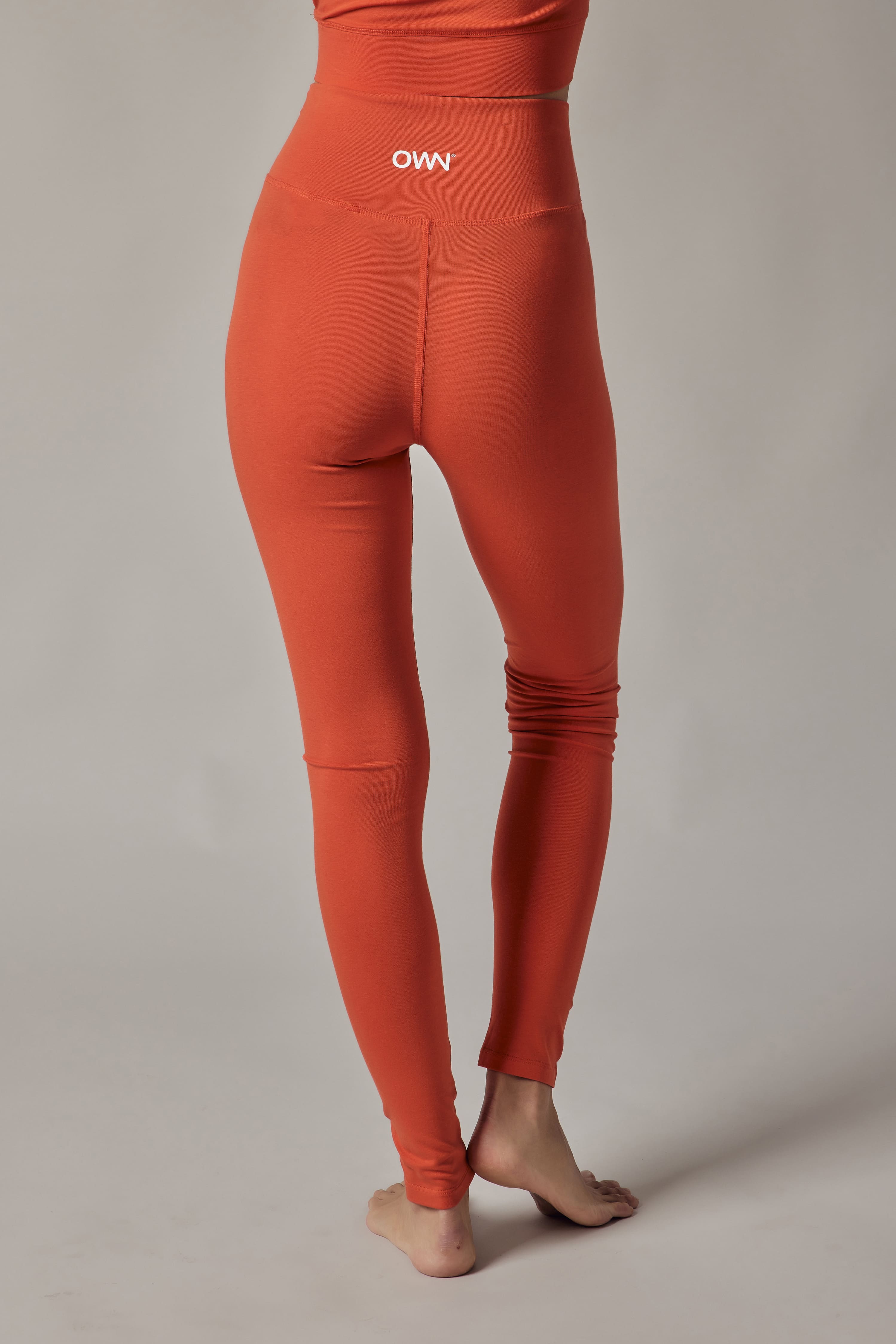 High-Waisted Tomato Leggings
