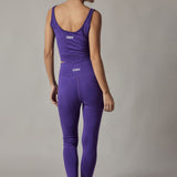 High-Waisted Purple Leggings
