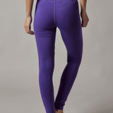 High-Waisted Purple Leggings