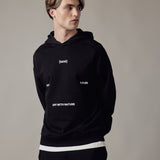 Set Felpa con Cappuccio + Joggers Loose Fit – Nero