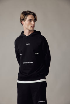 Loose Fit Hoodie + Joggers Set – Black