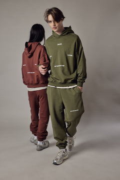 Loose Fit Hoodie + Joggers Set – Dusty Sage