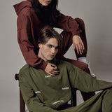 Set Felpa con Cappuccio + Joggers Loose Fit – Dusty Sage