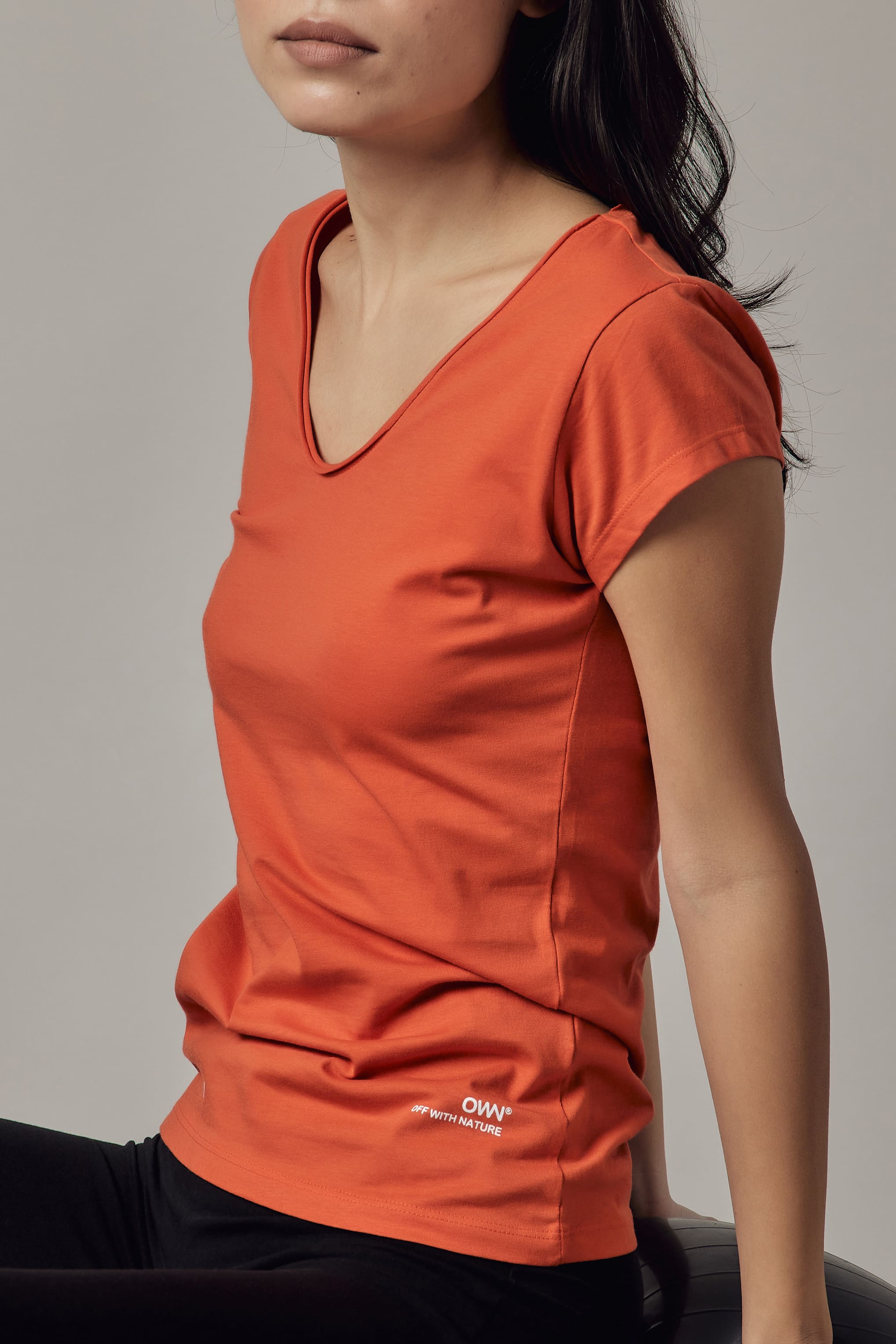 V-Neck T-Shirt Tomato