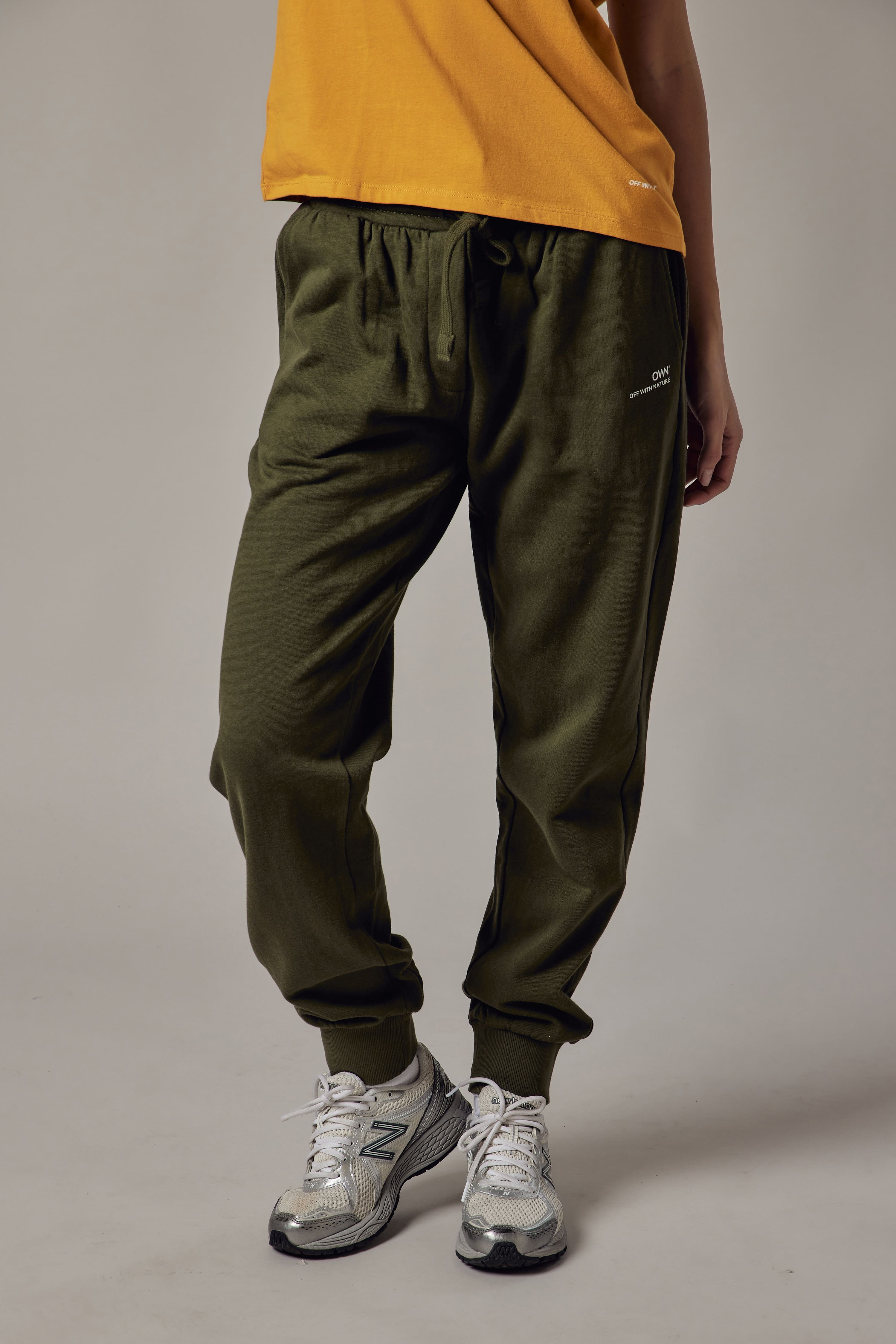 Joggers Felpati Verde Militare