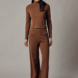 Interlock Peanut Turtleneck