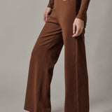 Panta Palazzo in Interlock Peanut