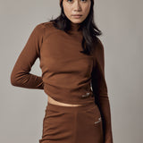 Interlock Peanut Turtleneck