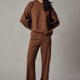 Felpa con Cappuccio in Interlock Peanut