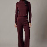 Interlock Turtleneck Prune