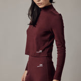 Interlock Turtleneck Prune